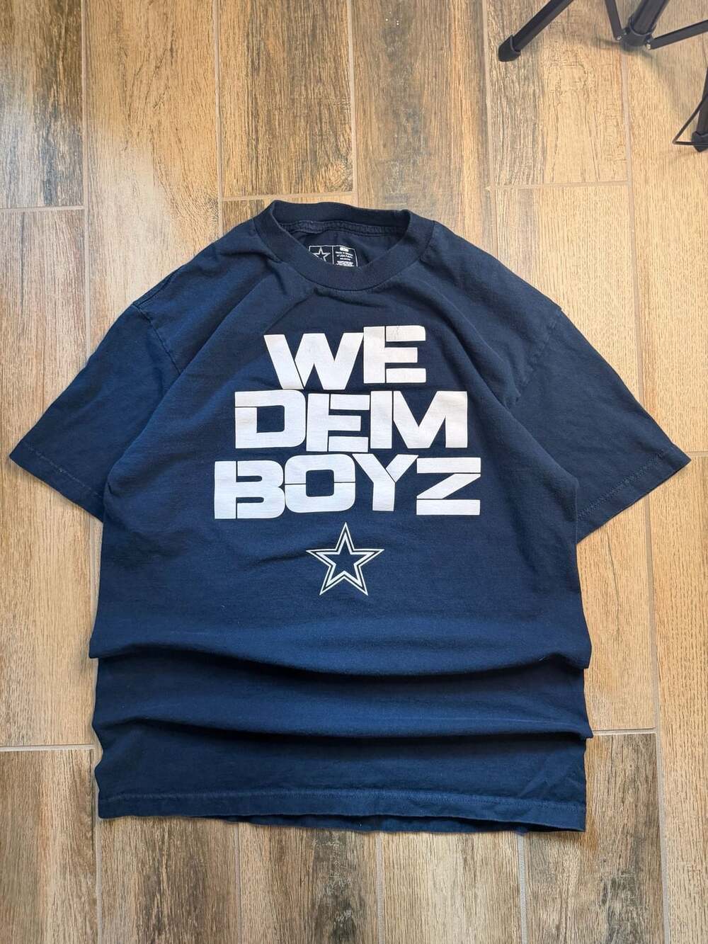 Dallas Cowboys We Dem Boyz T-Shirt Size L Navy Blue Graphic